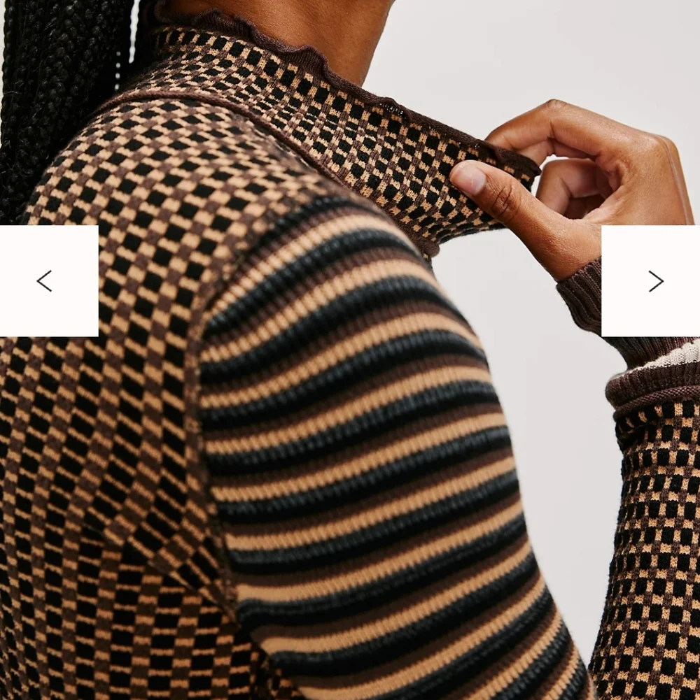 Free People Textured Top Nwt - Picture 4 of 6